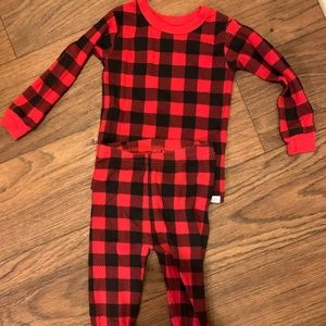Gap toddler Christmas plaid pajamas